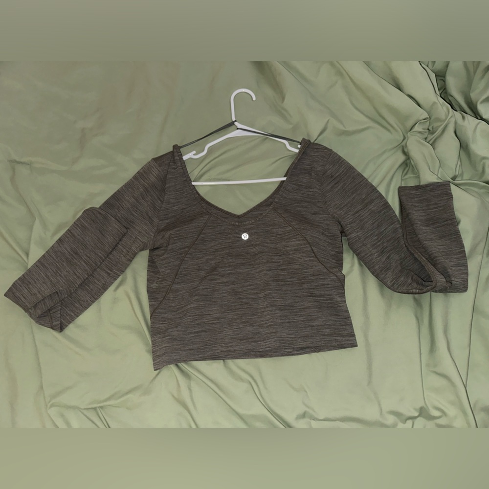 Lululemon align long sleeve size 10 olive color